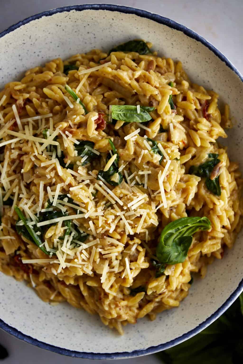 One Pot Creamy Tuscan Orzo - Food Dolls