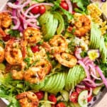 Shrimp avocado salad.