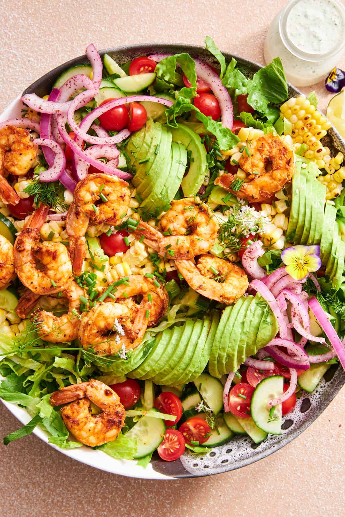 Shrimp avocado salad.