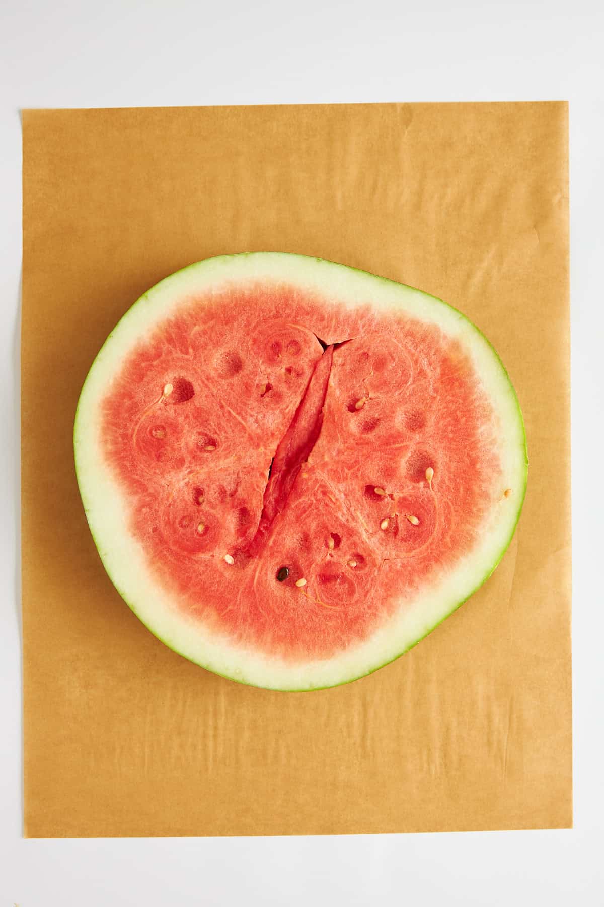 A watermelon round. 